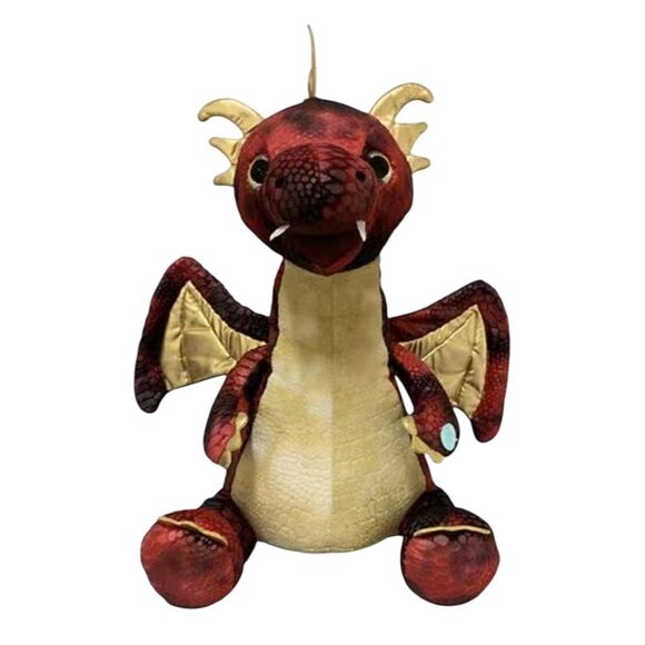 Hug Me Lite Up Red Dragon 21" Interactive Plush Soft Textured Stuffed Animal - Picture 1 of 8